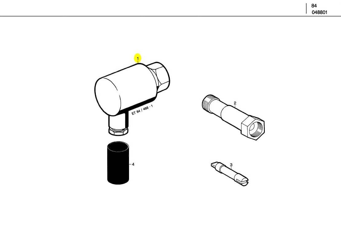 MTU 8V183 TE52 Parts 0005351733 Technical Engineering Exploded View
