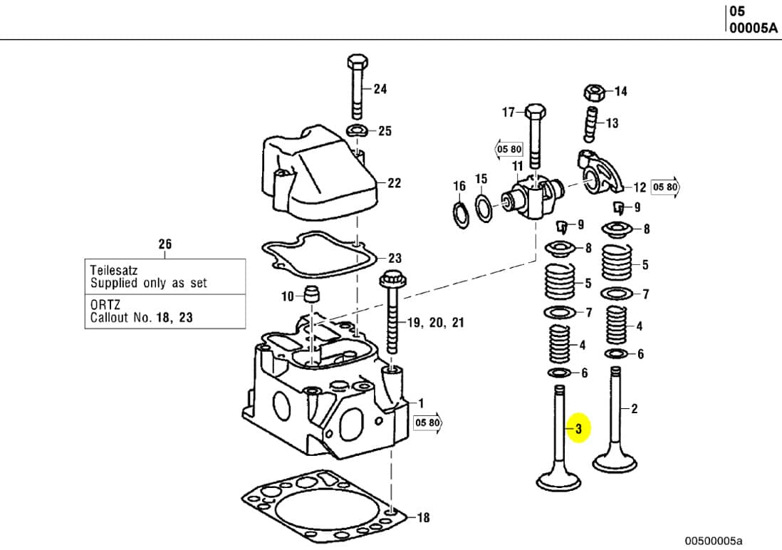 MTU 4420500227 Technical Engineering Exploded View