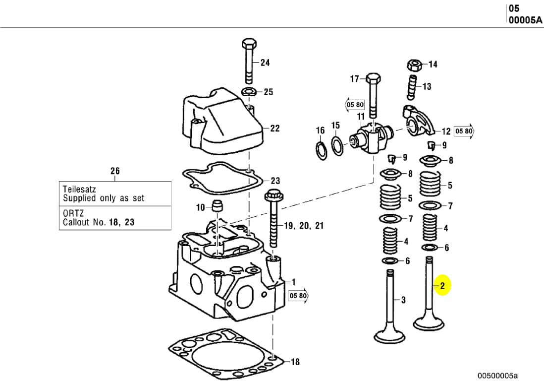 MTU 4420500526 Technical Engineering Exploded View