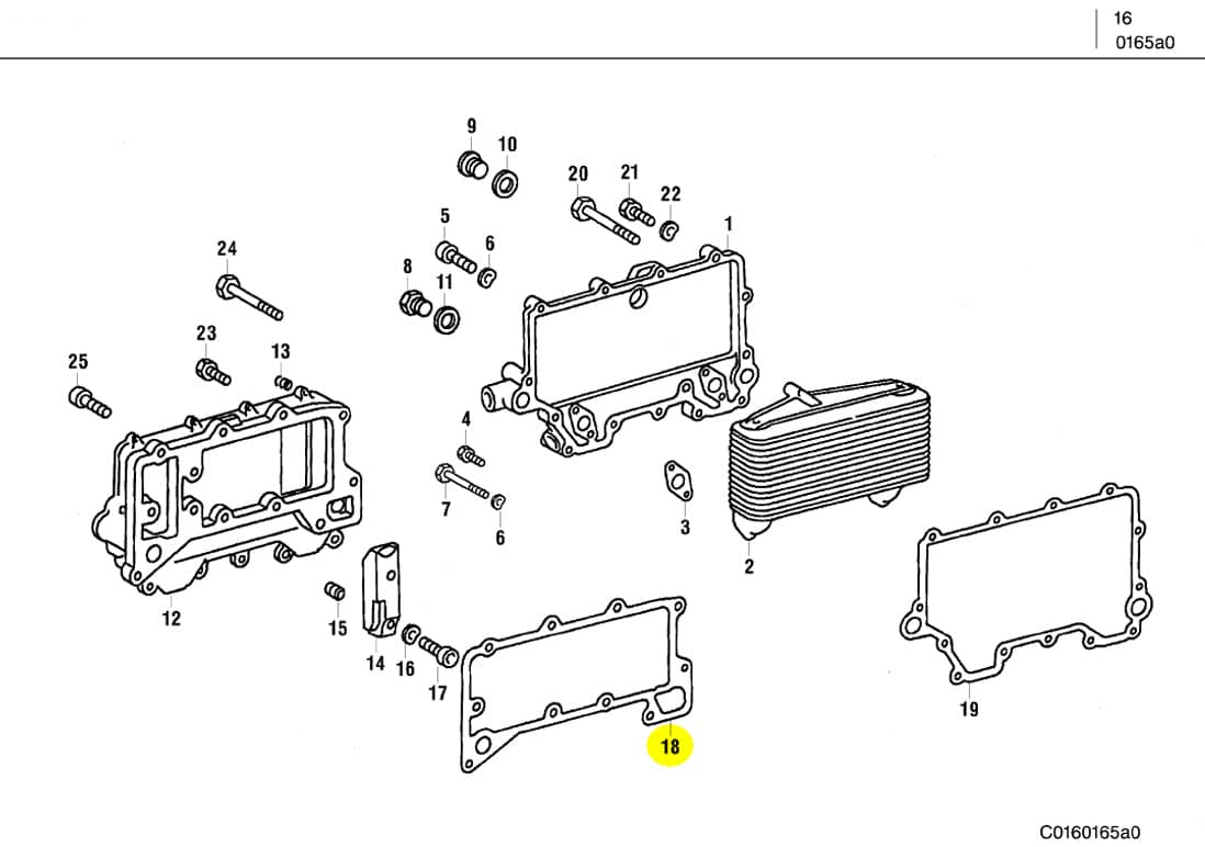 MTU 4421880580 Oil System Assembly Components