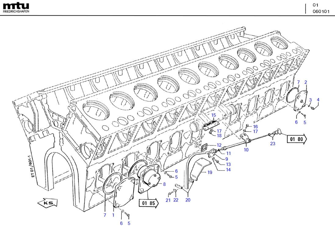 MTU 0029971248 Technical Engineering Exploded View