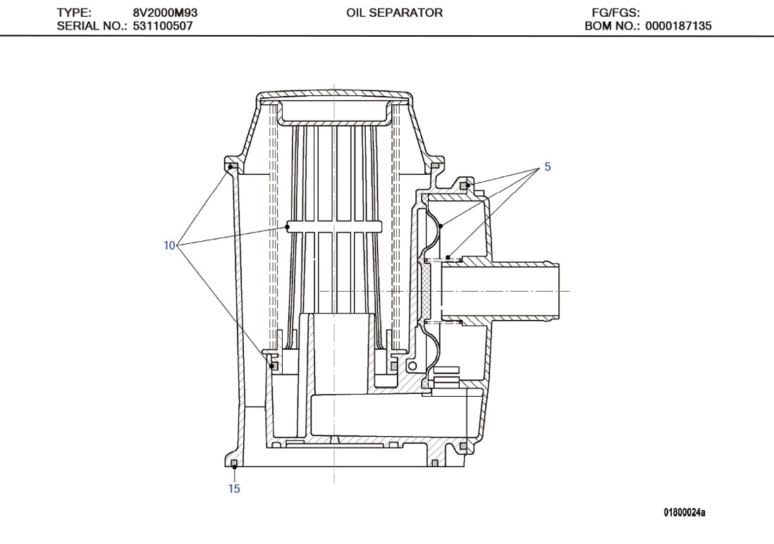 MTU 0000180680 Technical Engineering Exploded View