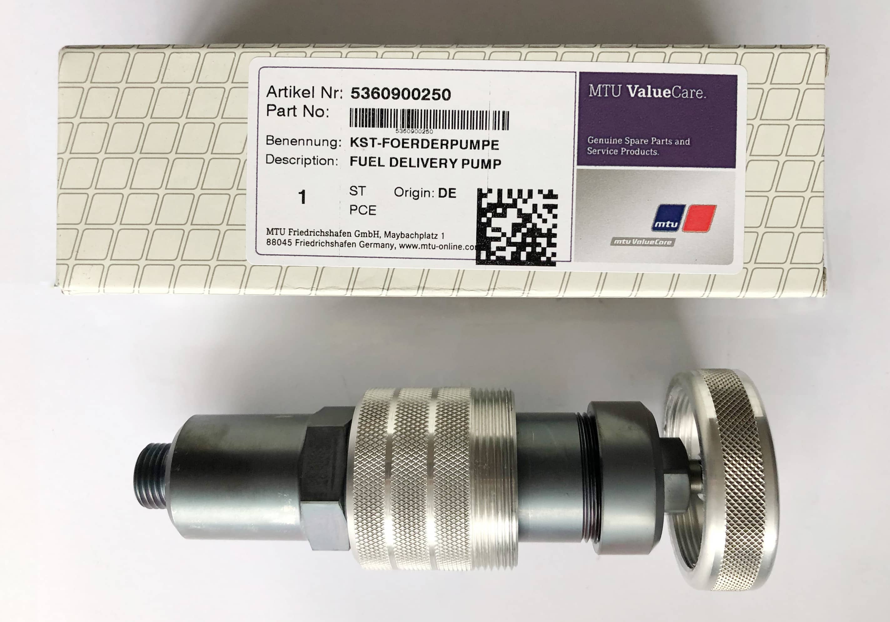 MTU 5360900250 FUEL DELIVERY PUMP