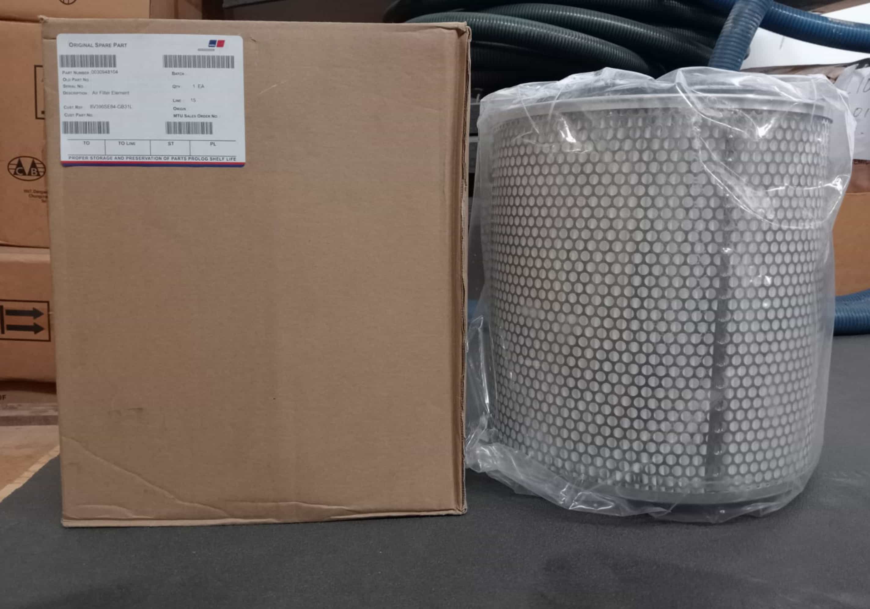 MTU 8V396TC53Z 0030948104 AIR FILTER ELEMENT