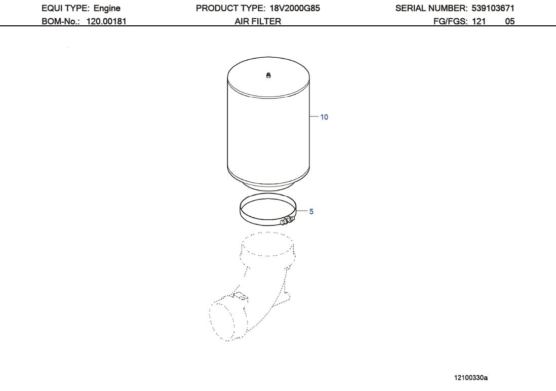 MTU 0180945802 Technical Engineering Exploded View