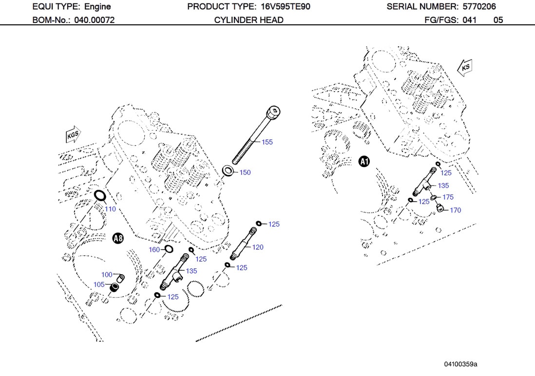 MTU 0229978348 Technical Engineering Exploded View