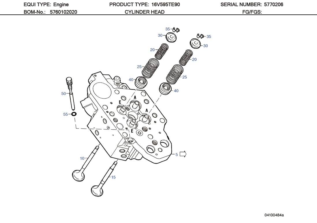 MTU 5700530001 Technical Engineering Exploded View