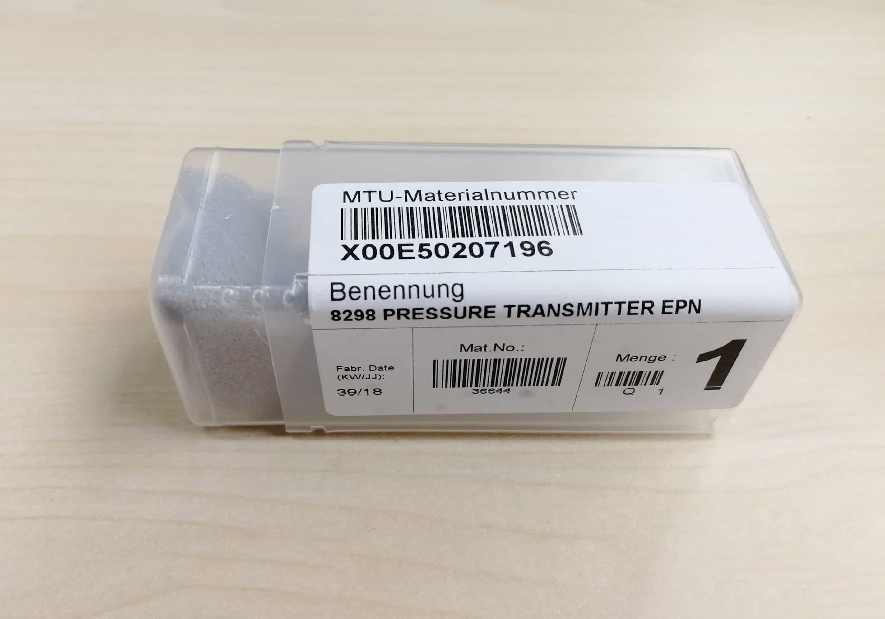 MTU 0035351731,X00E50207196 PRESSURE SENSOR