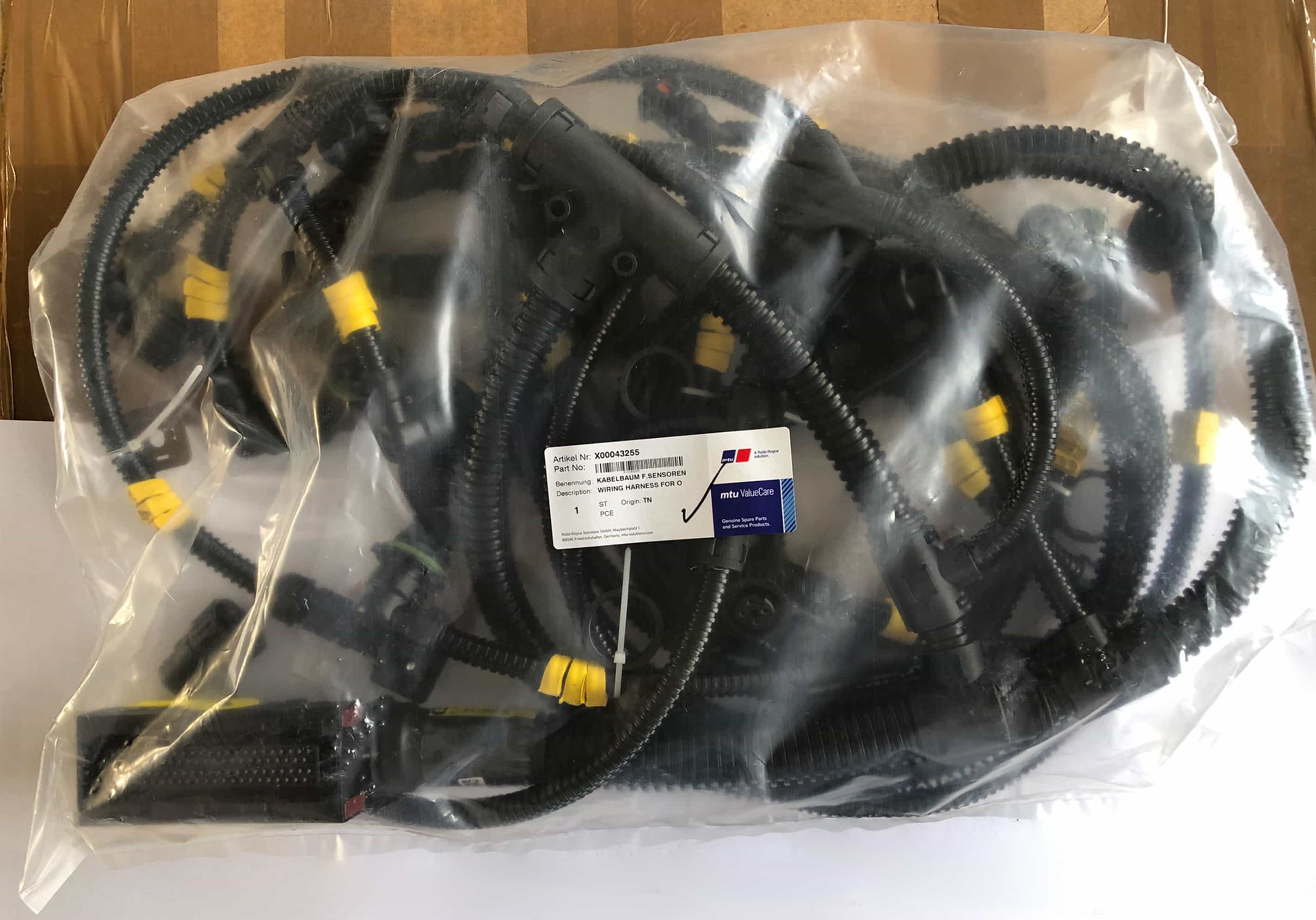 MTU X00043255 WIRING HARNESS FOR ON-ENGINE SENSO