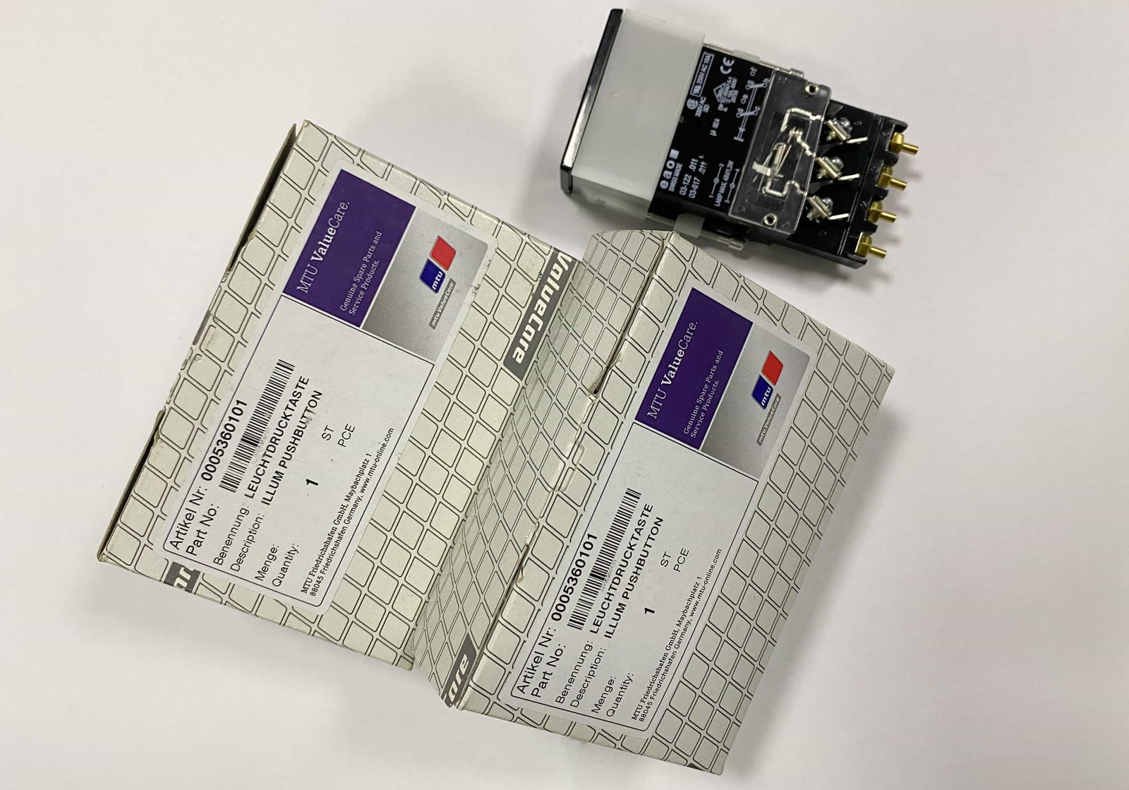 MTU 16V396SE84 0005360101 ILLUM PUSHBUTTON