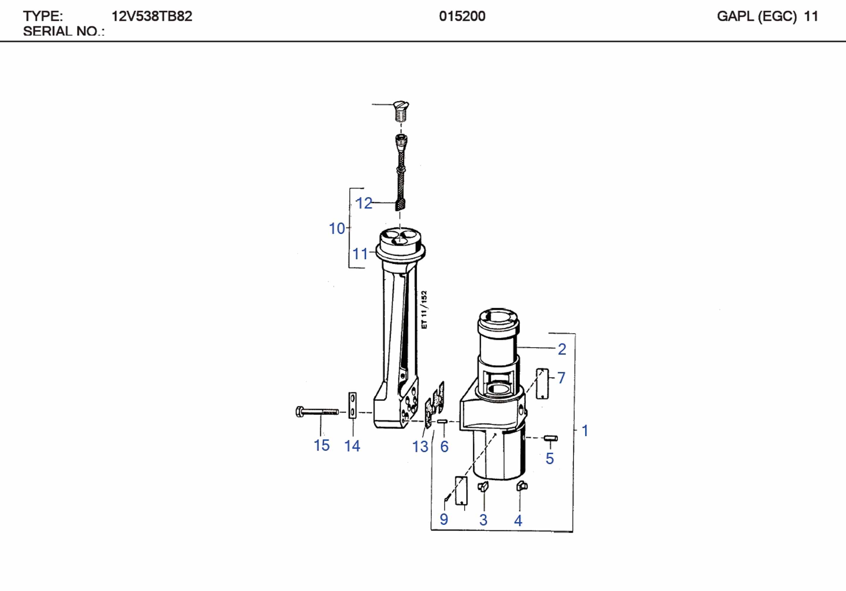 MTU 000N33730/1 Technical Engineering Exploded View