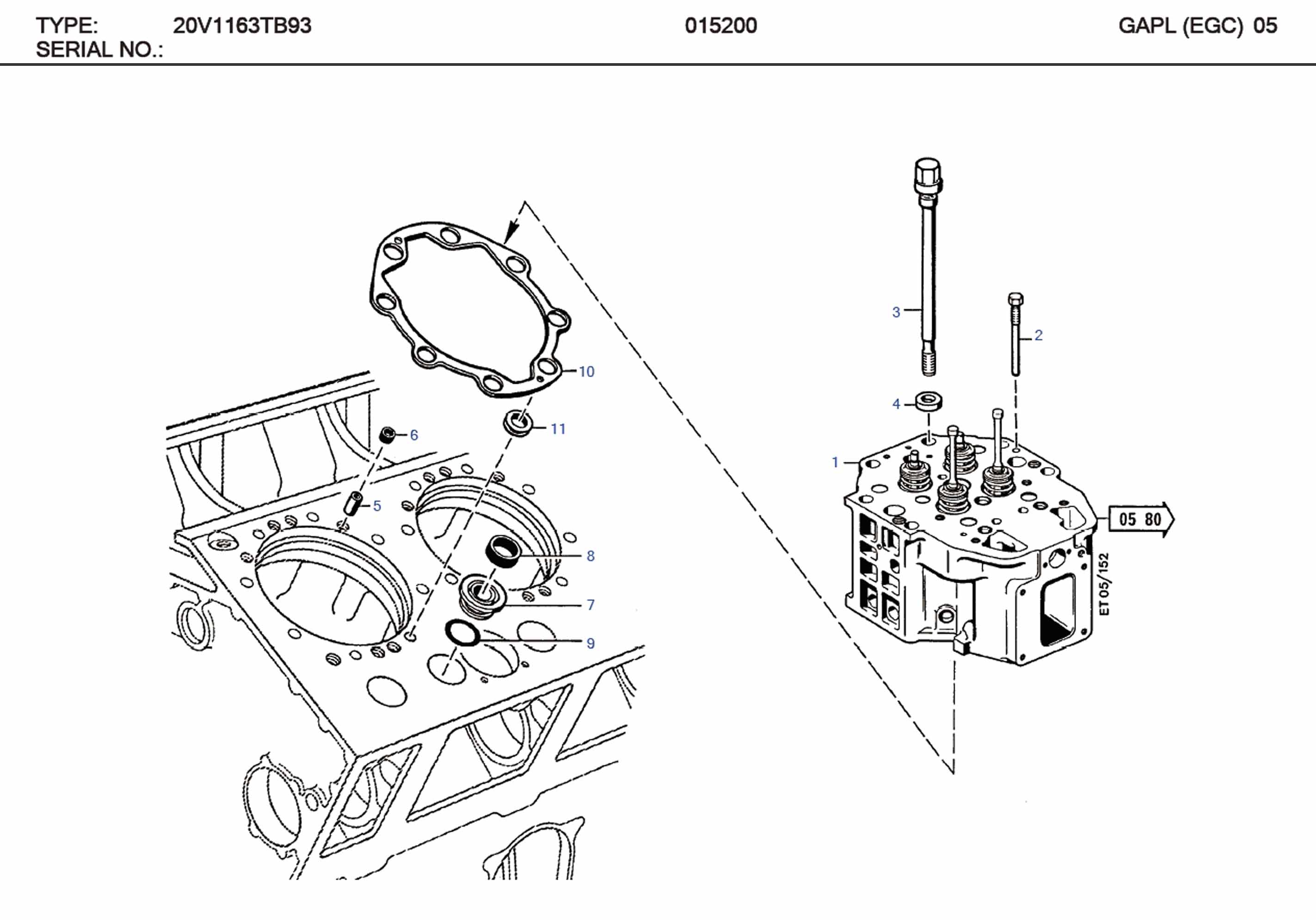 MTU 5809970048 CYLINDER HAED SEALING RING