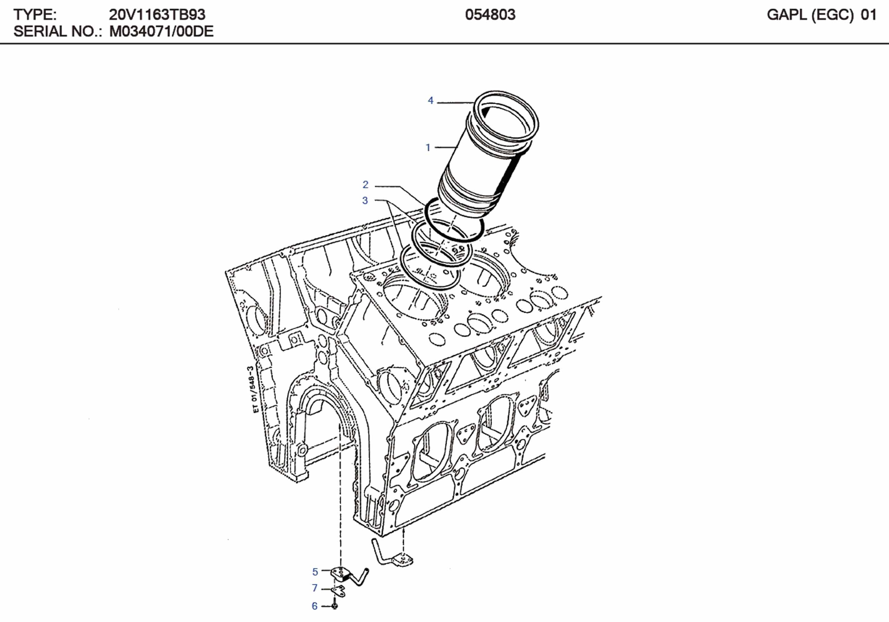 MTU 5909970040 CRANKCASE SEALING RING