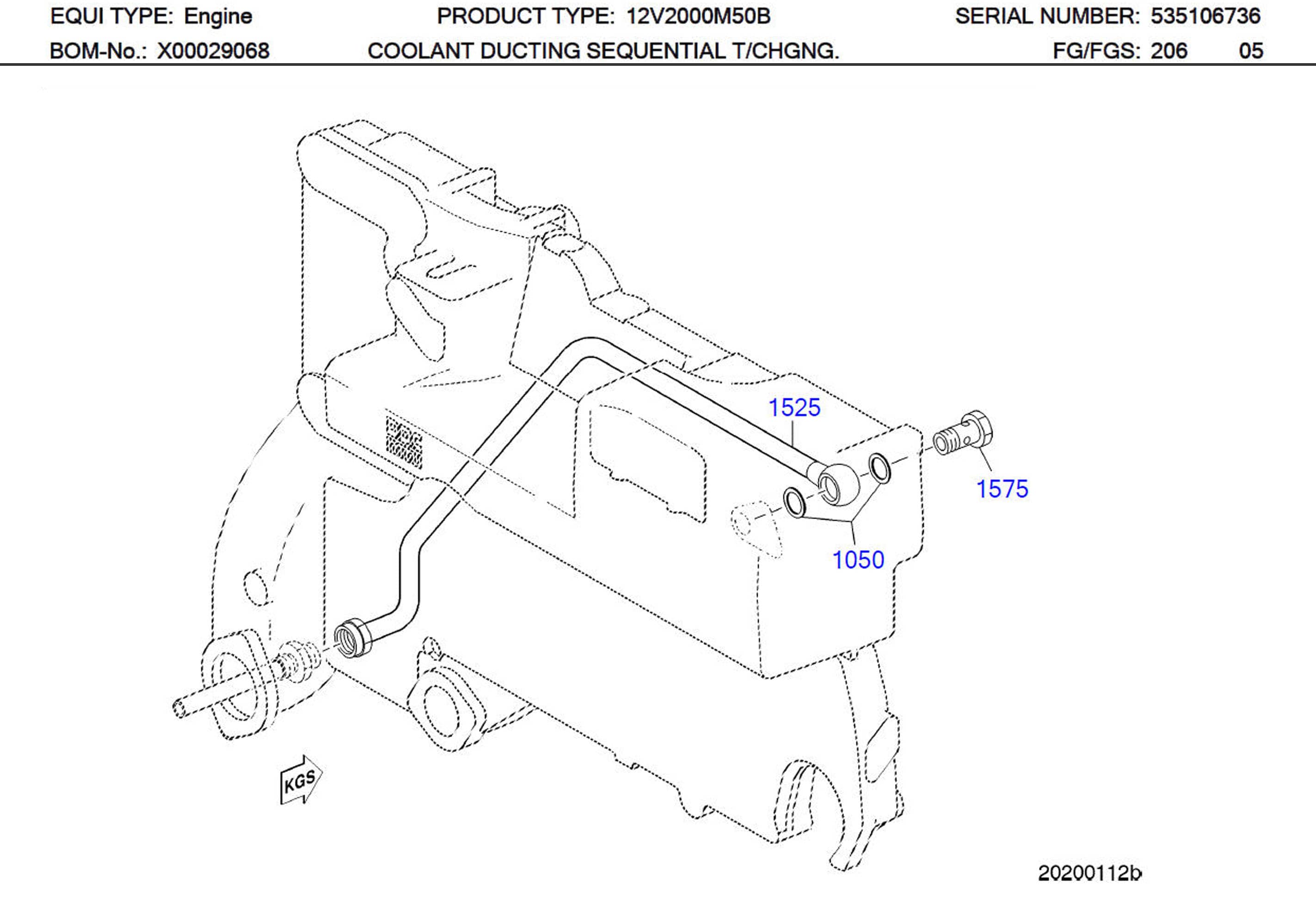 MTU 915011020100 Technical Engineering Exploded View