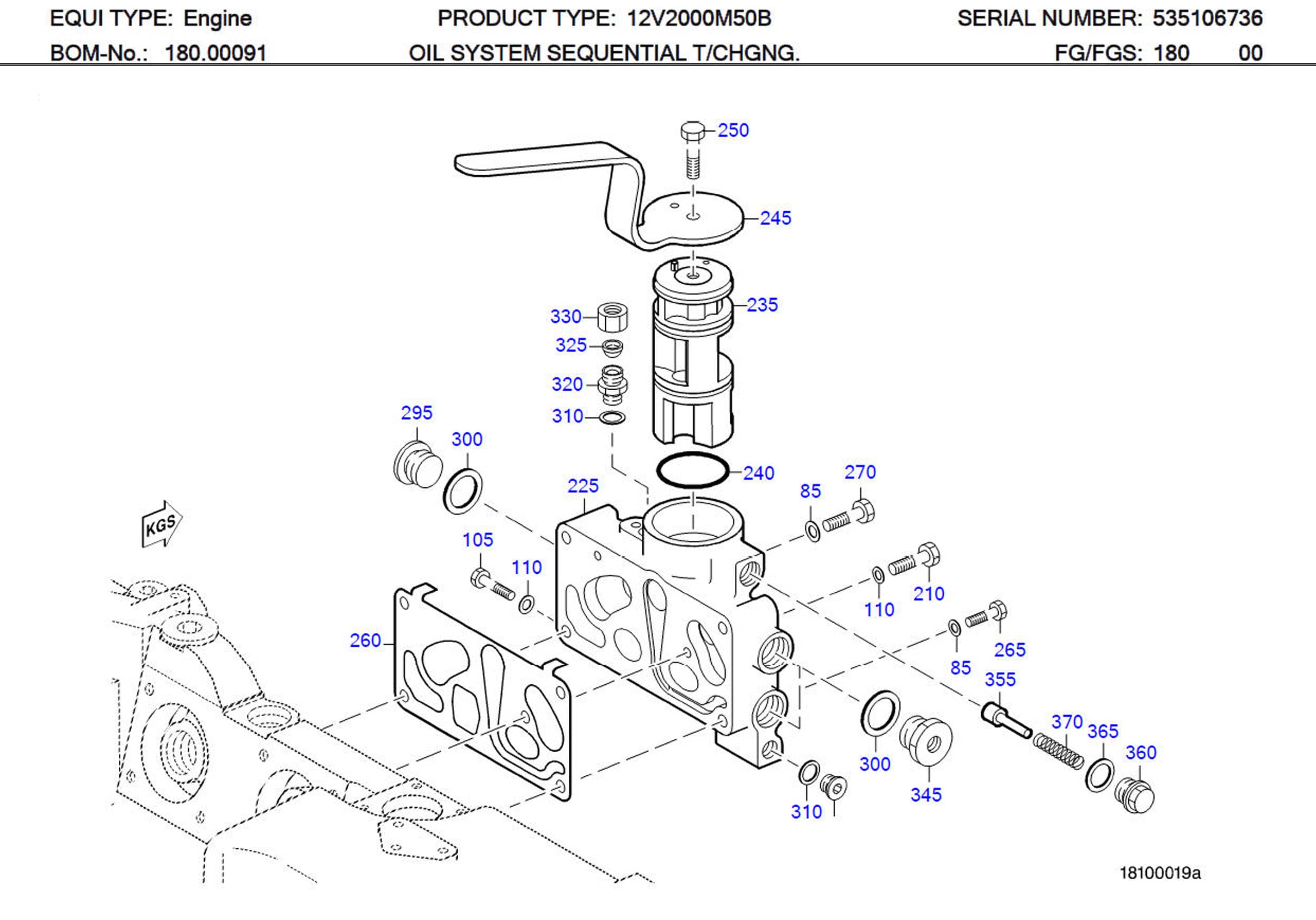 MTU 5361840680 Technical Engineering Exploded View