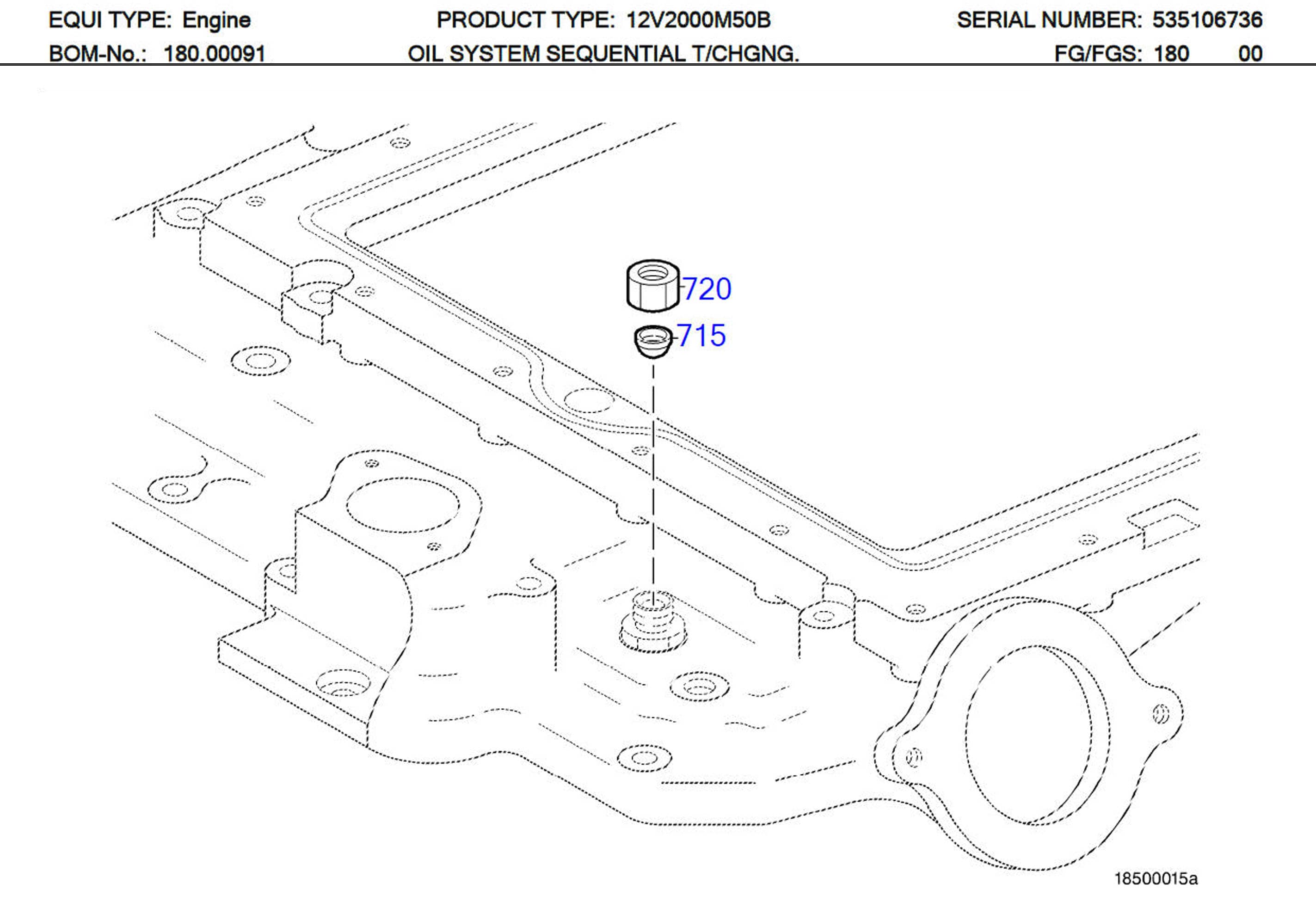 MTU 915001008003 Technical Engineering Exploded View