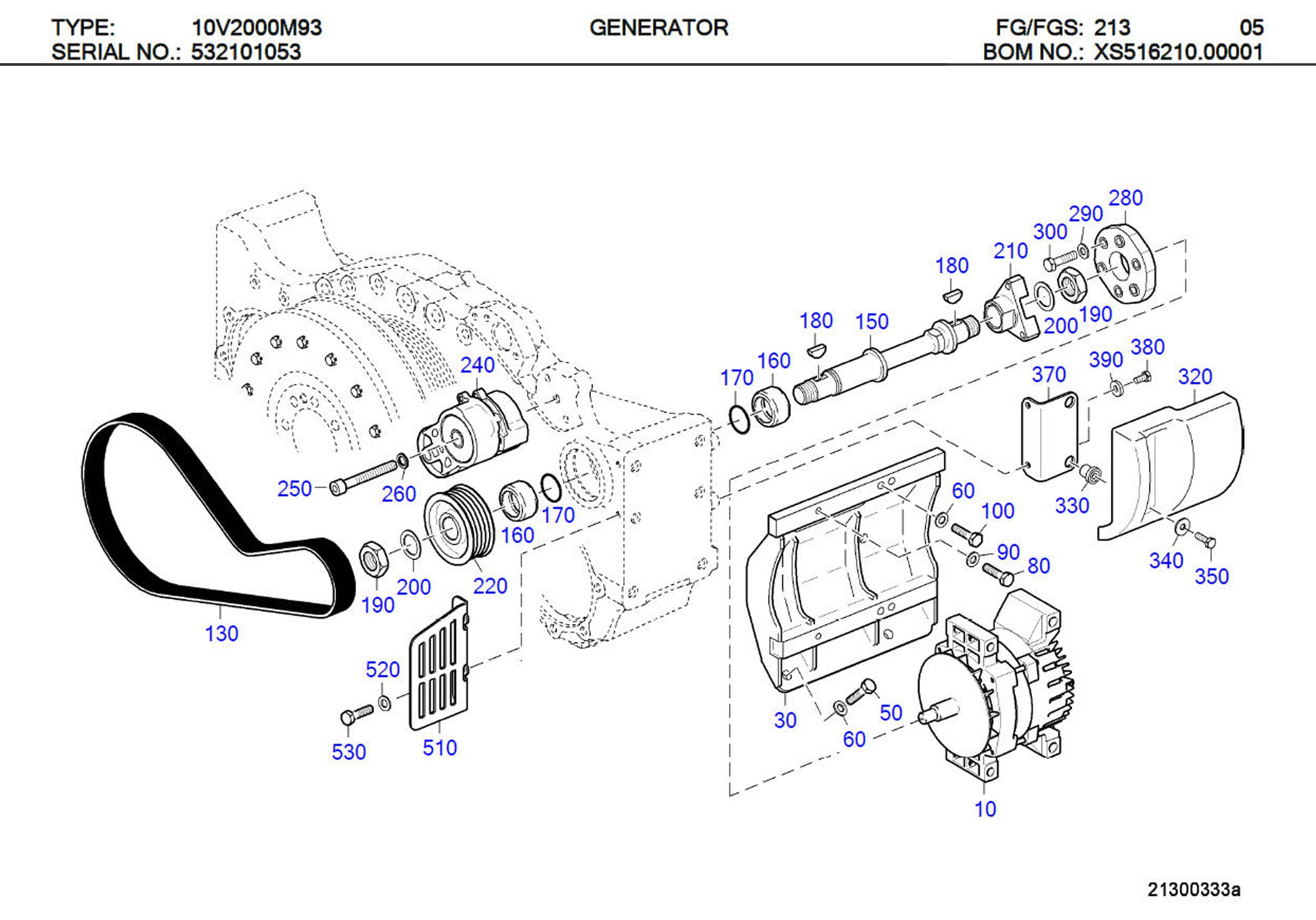 MTU 5311550215 Technical Engineering Exploded View