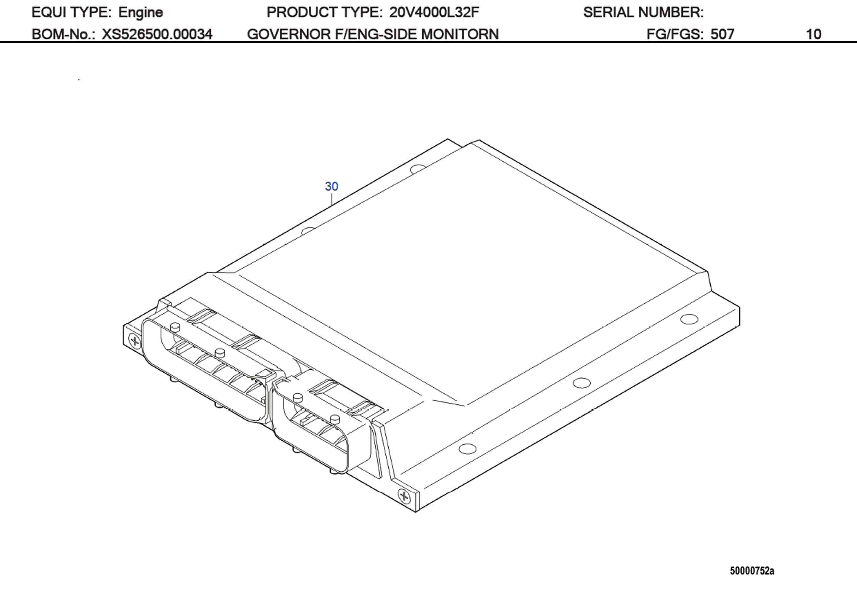 MTU X00E50203606/S0002 Technical Engineering Exploded View