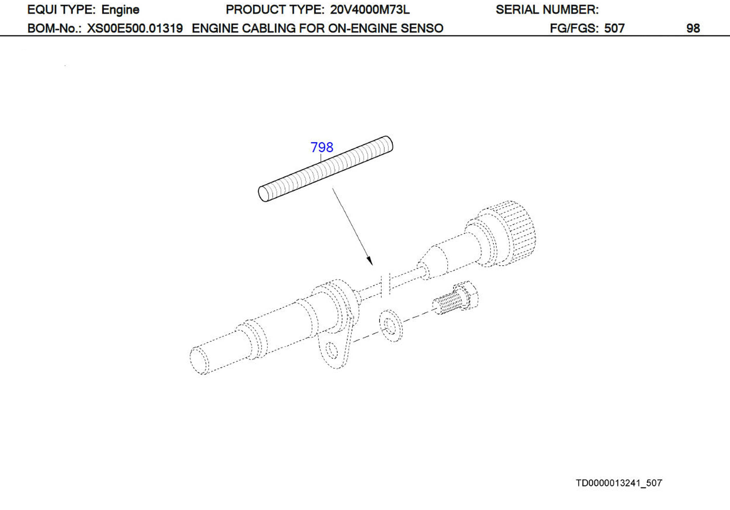 MTU 0005338443 Technical Engineering Exploded View