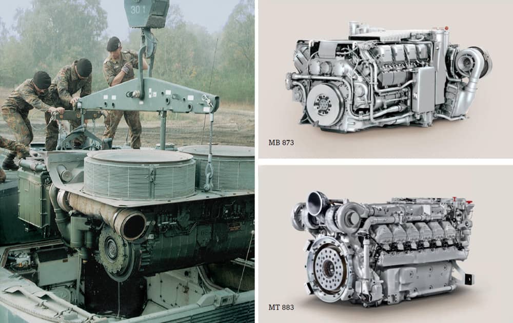 MTU 595 Engine