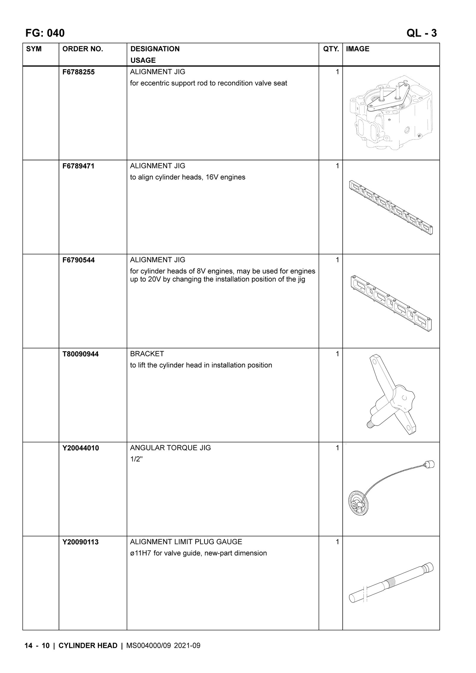 MTU SPECIALIZED TOOLS T80090944 BRACKET