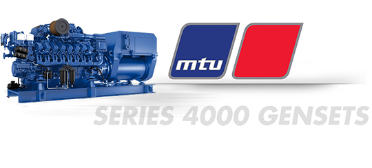 MTU 4000  Series Gensets