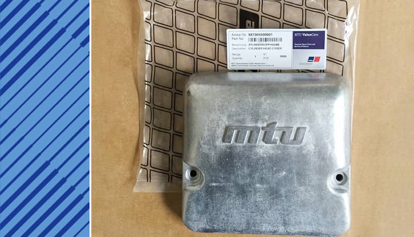 MTU 396 Parts | 5500160405 | CYLINDER HEAD COVER