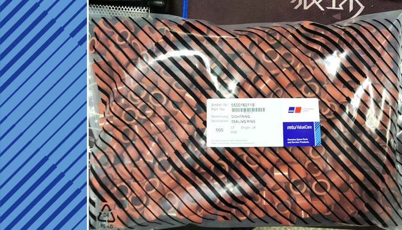 MTU 396 Parts | 5500160119 | SEALING RING