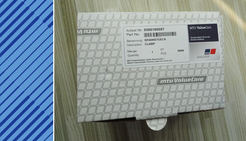 MTU 396 Parts | 5500160597 | CLAMP