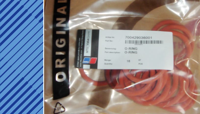MTU 396 Parts | 700429036001 | O-RING