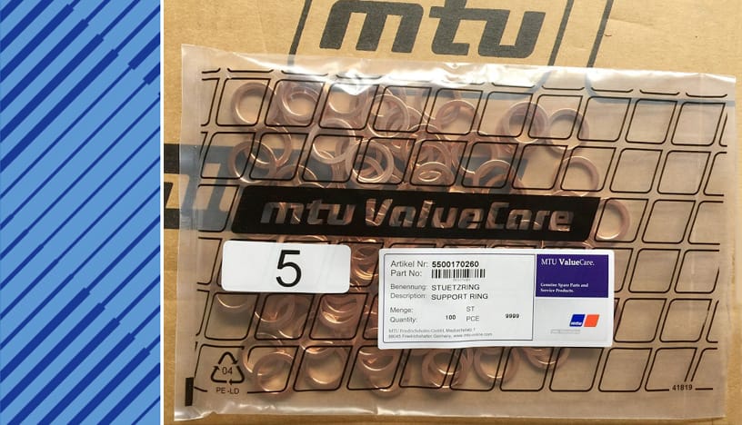 MTU 396 Parts | 5500170260 | SUPPORT RING