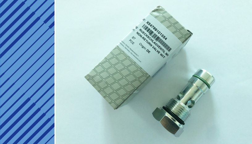 MTU 4000 PARTS | X54799101554 | NON-RETURN VALVE     WITH BAFFLE